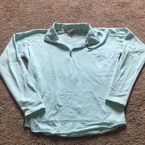 Light Blue PINK half zip